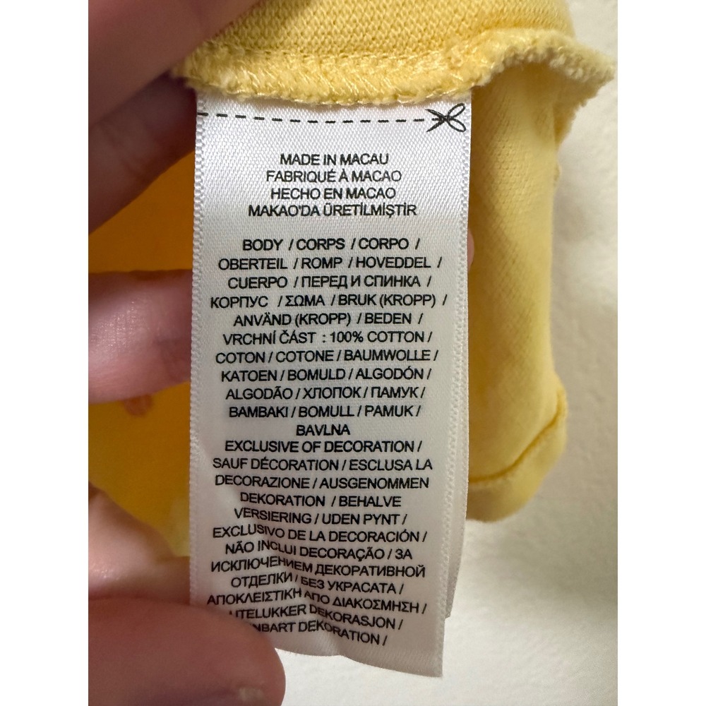 Polo Ralph Lauren Kids Yellow Multi All Over Pony Embroidered Polo Shirt L 12-14 - Picture 3 of 5